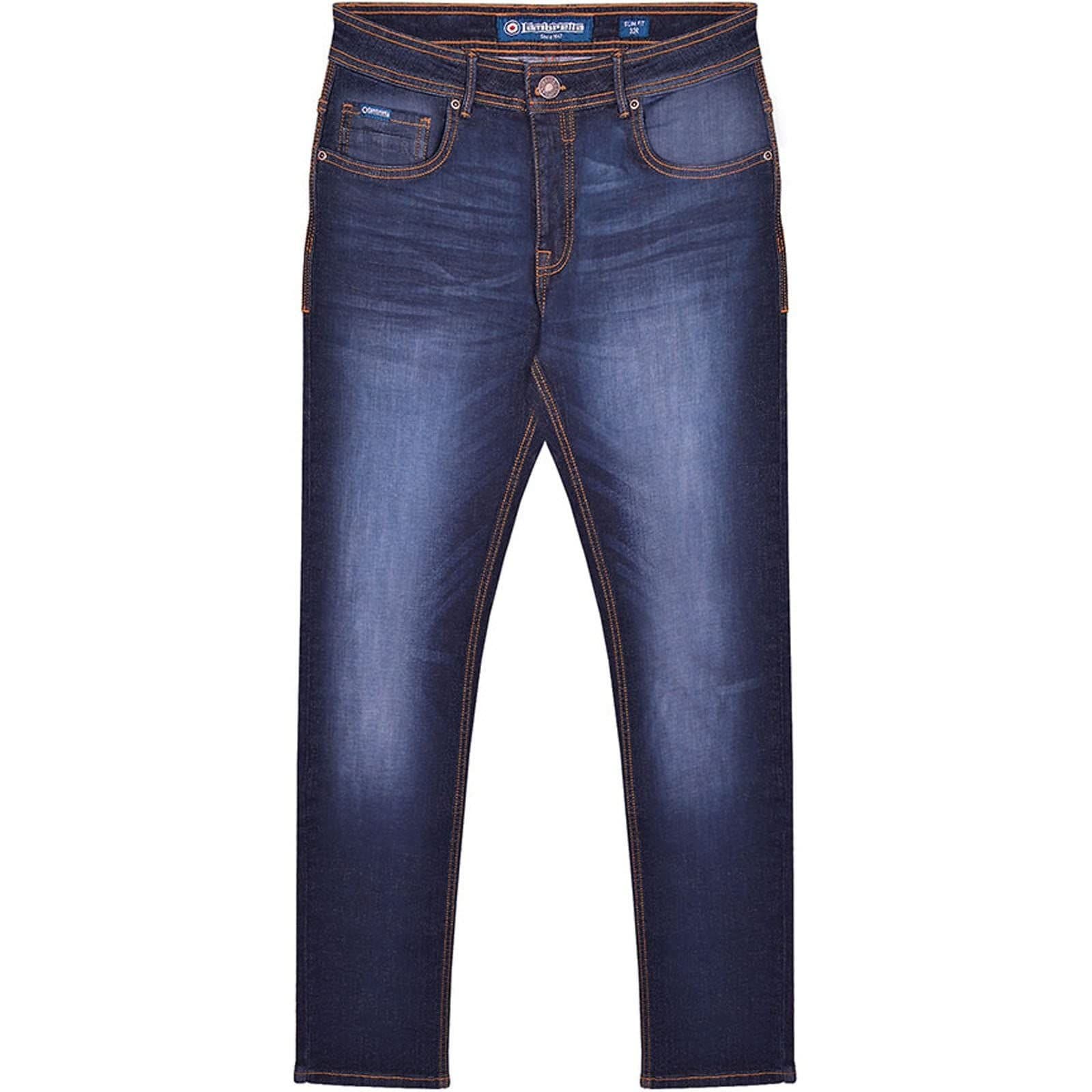 Lambretta Lambretta Men's Stafford Slim Jeans in Dark Blue