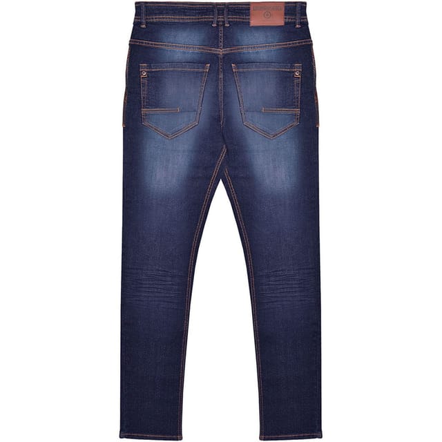 Lambretta Lambretta Men's Stafford Slim Jeans in Dark Blue - 2