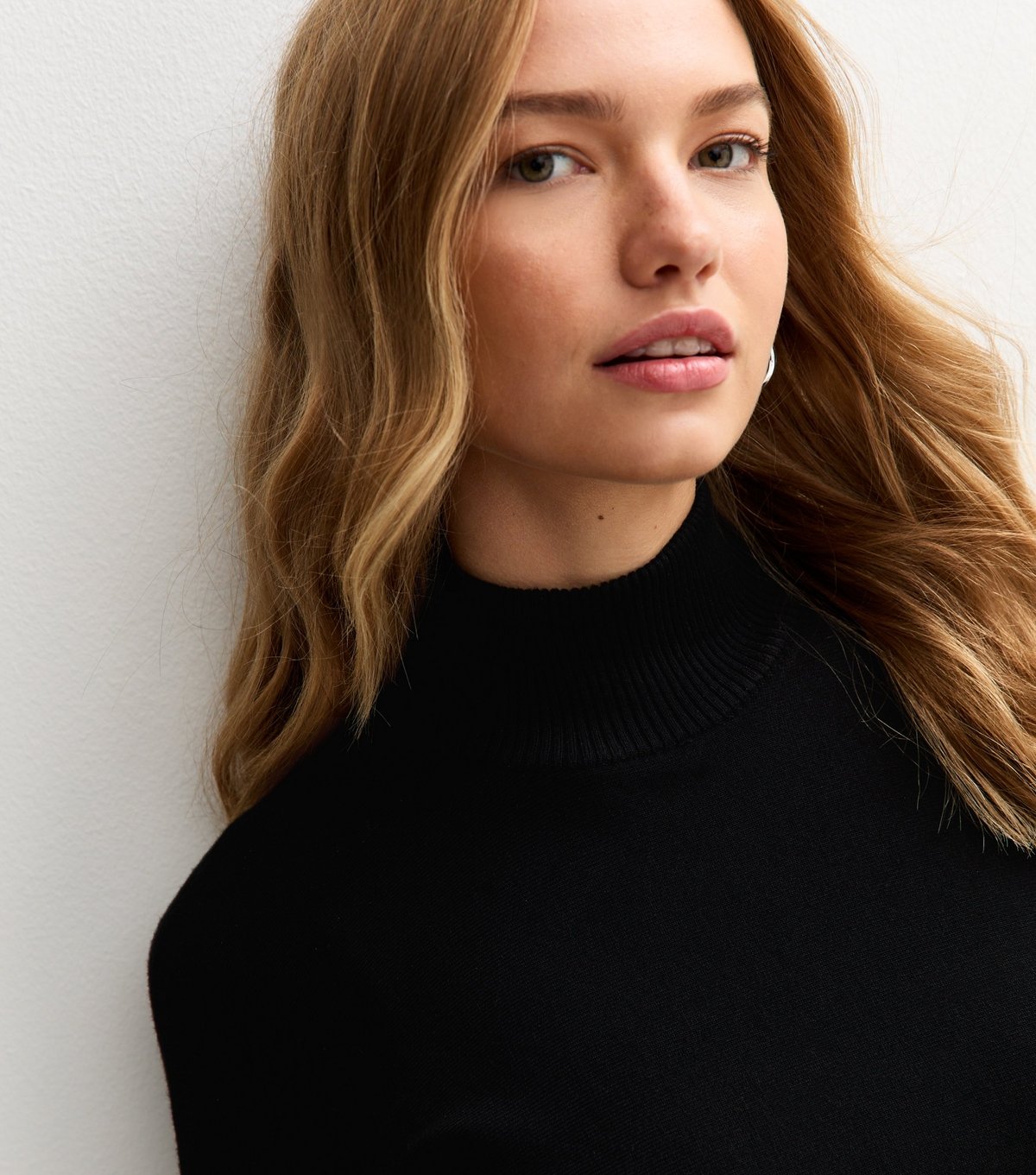 New Look Women's Black High Neck Knit Jumper New Look - 2