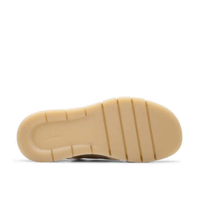 Clarks Clarks Women's Tuscan Cross Cream Leather Wedges in White - 3