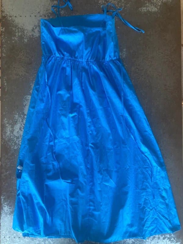New Look New Look on trend bright blue side gather godet midi dress 12
