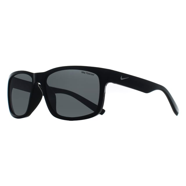 Nike Nike Men's Rectangular Shiny Black Grey Polarized Cruiser P FQ4678 - 2