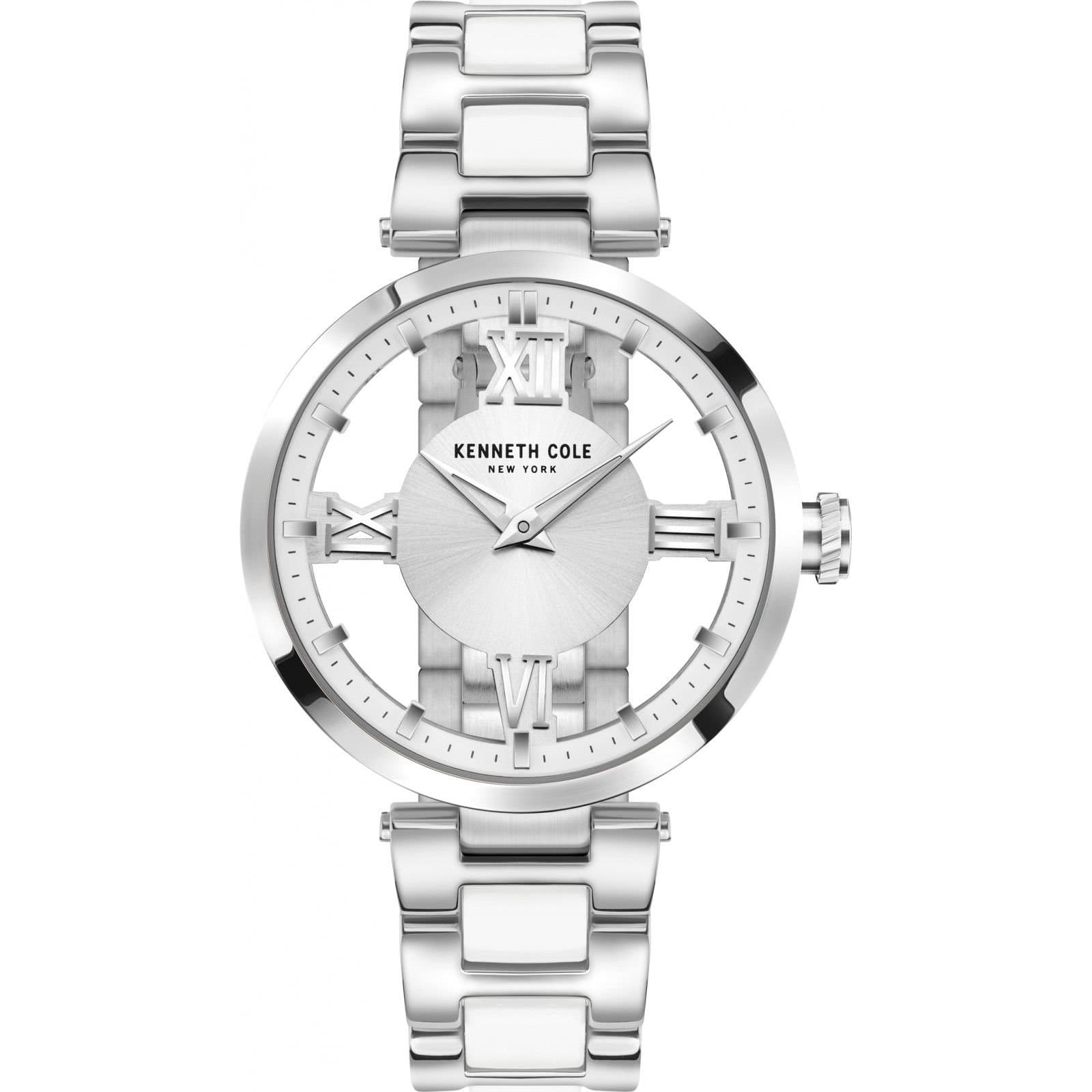Kenneth Cole Kenneth Cole Women's 10008030A Classic 32mm Quartz Watch in Silver