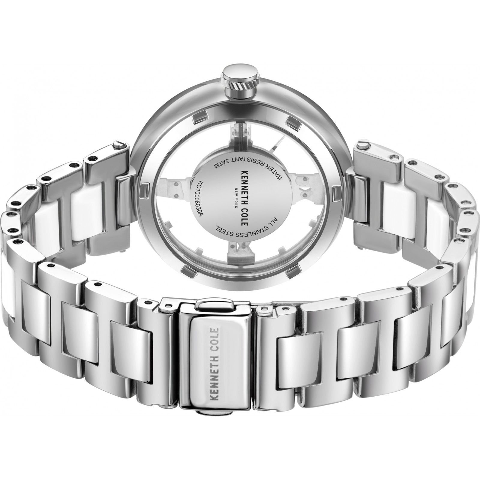 Kenneth Cole Kenneth Cole Women's 10008030A Classic 32mm Quartz Watch in Silver - 2