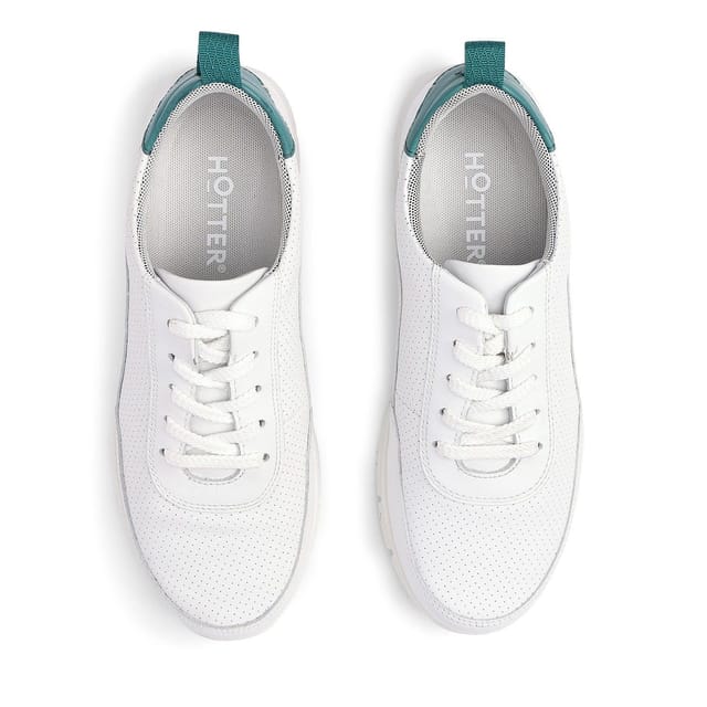 Hotter Hotter Women's Wide Fit 'Gravity II' Active Shoes in White - 3