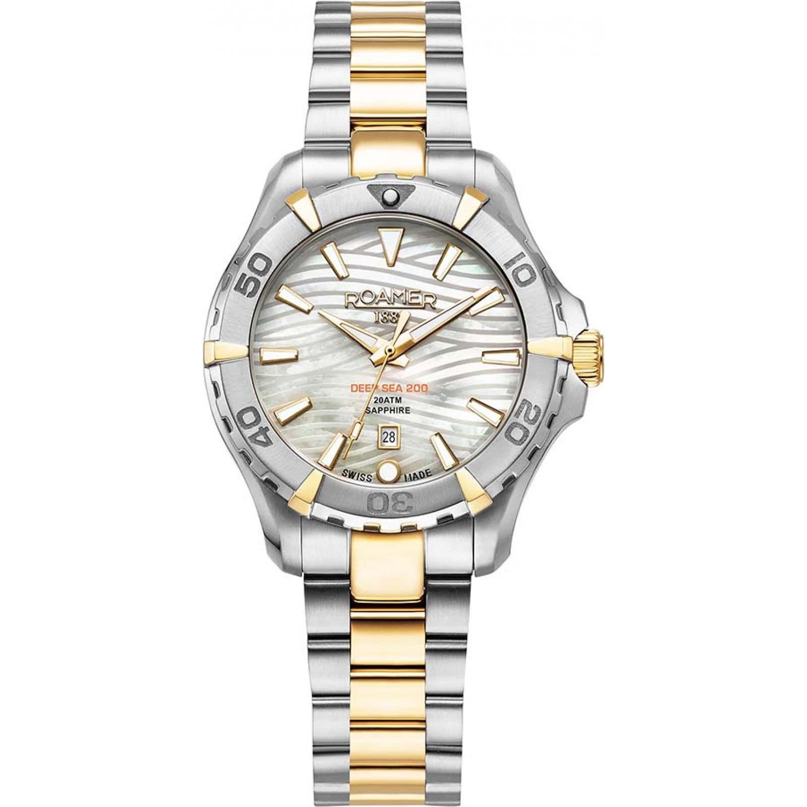 Roamer Roamer Women's 860844-47-20-20 Deep Sea 34mm Quartz Watch