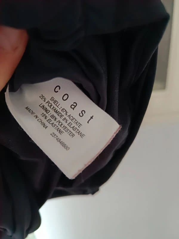 Coast Coast ruched square neck top BNWT