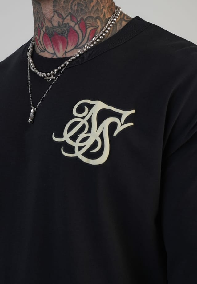 SikSilk SikSilk Men's Logo T-Shirt in Black - 2