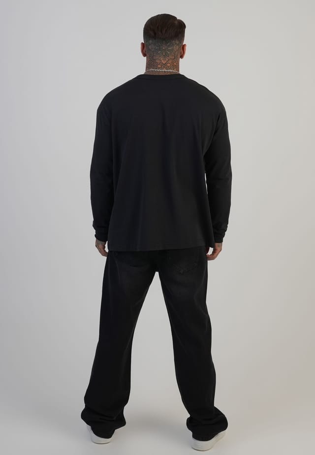 SikSilk SikSilk Men's Logo T-Shirt in Black - 3