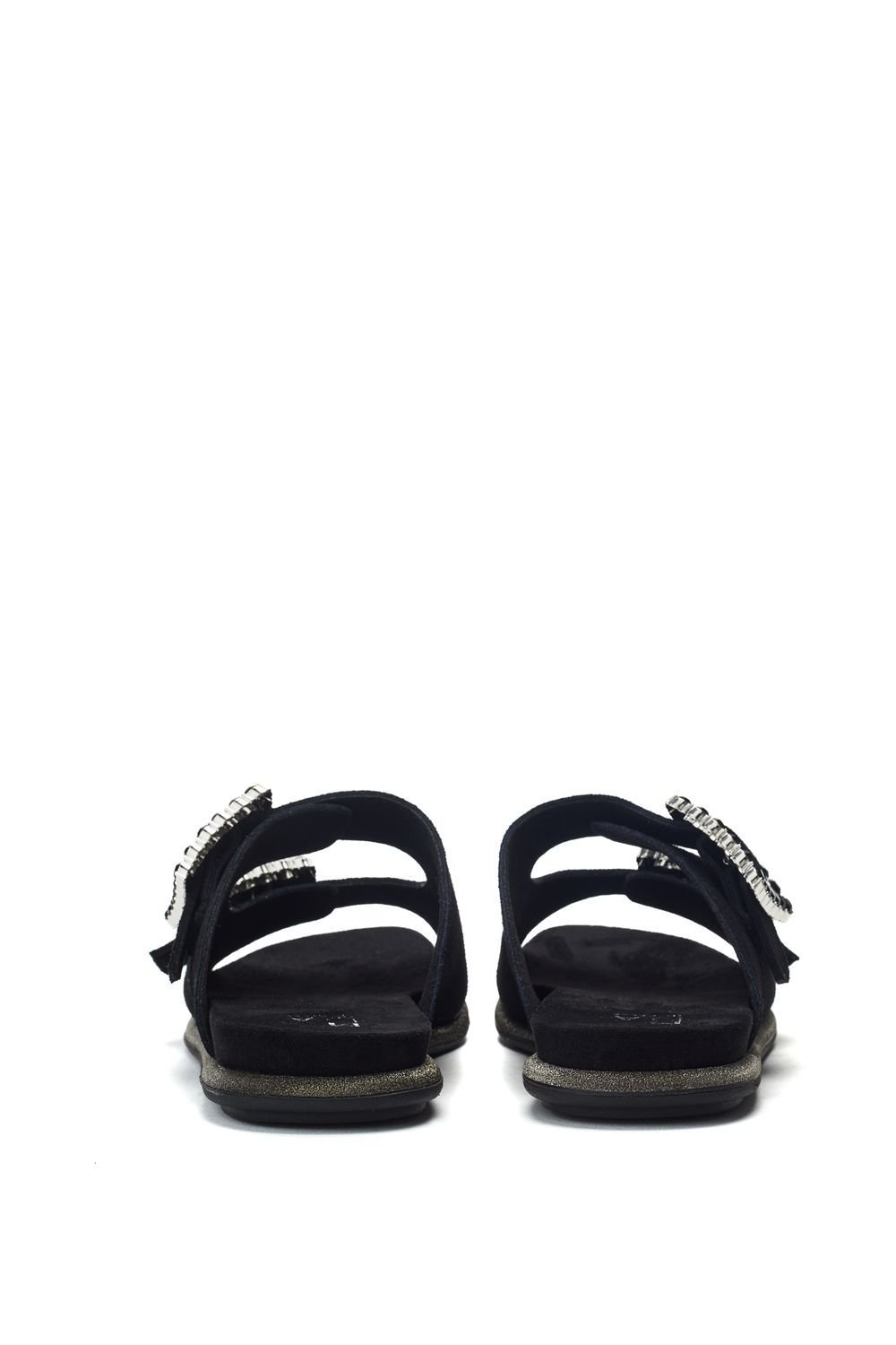 Moda In Pelle Moda In Pelle Women's 'Laccie' Suede Sandals in Black - 4