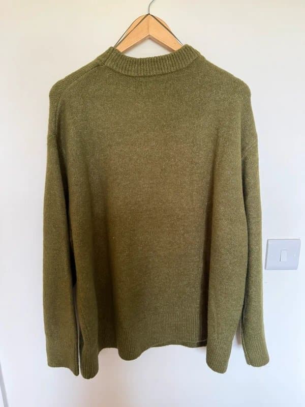 Stradivarius Stradivarius Khaki Knit Jumper - M