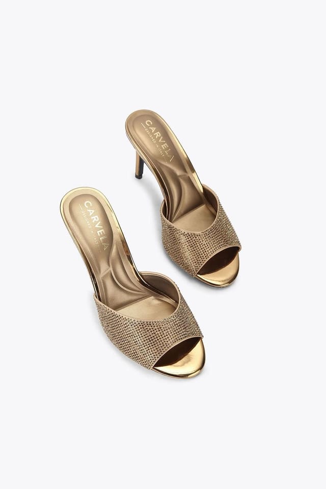 Carvela Carvela Women's 'Silvia Mule' Heels in Bronze - 2