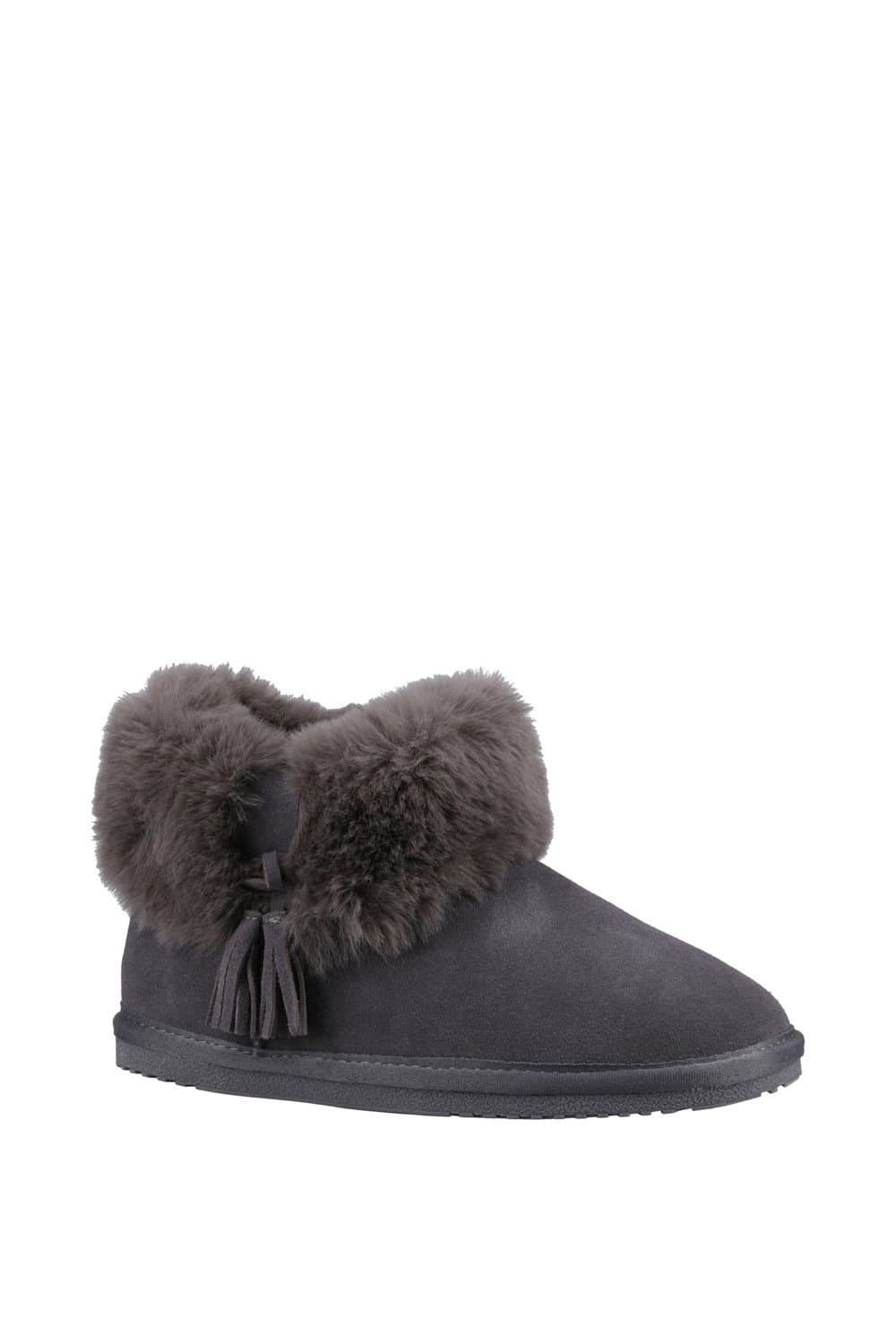 Hush Puppies Hush Puppies Women's 'Ayana' Grey Suede Slippers