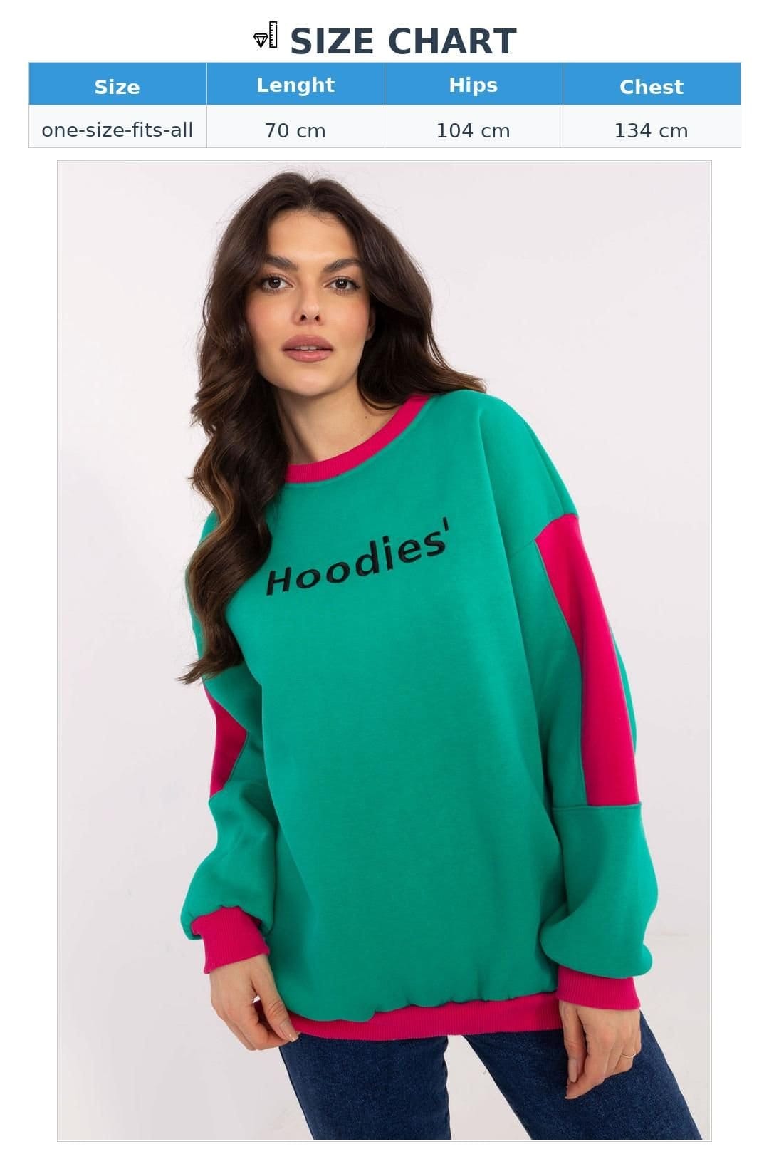 Love Lace Love Lace Women's Classic Cotton Polyester Logo Sweatshirt in Green - 4