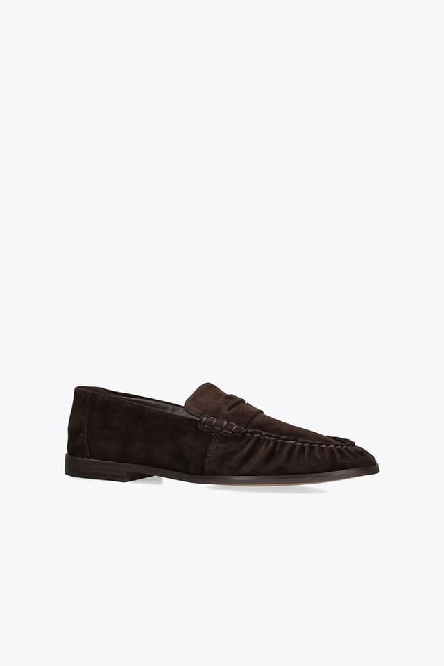 Steve Madden STEVE MADDEN Women's 'Muse Brown Suede' Suede Flats - 2