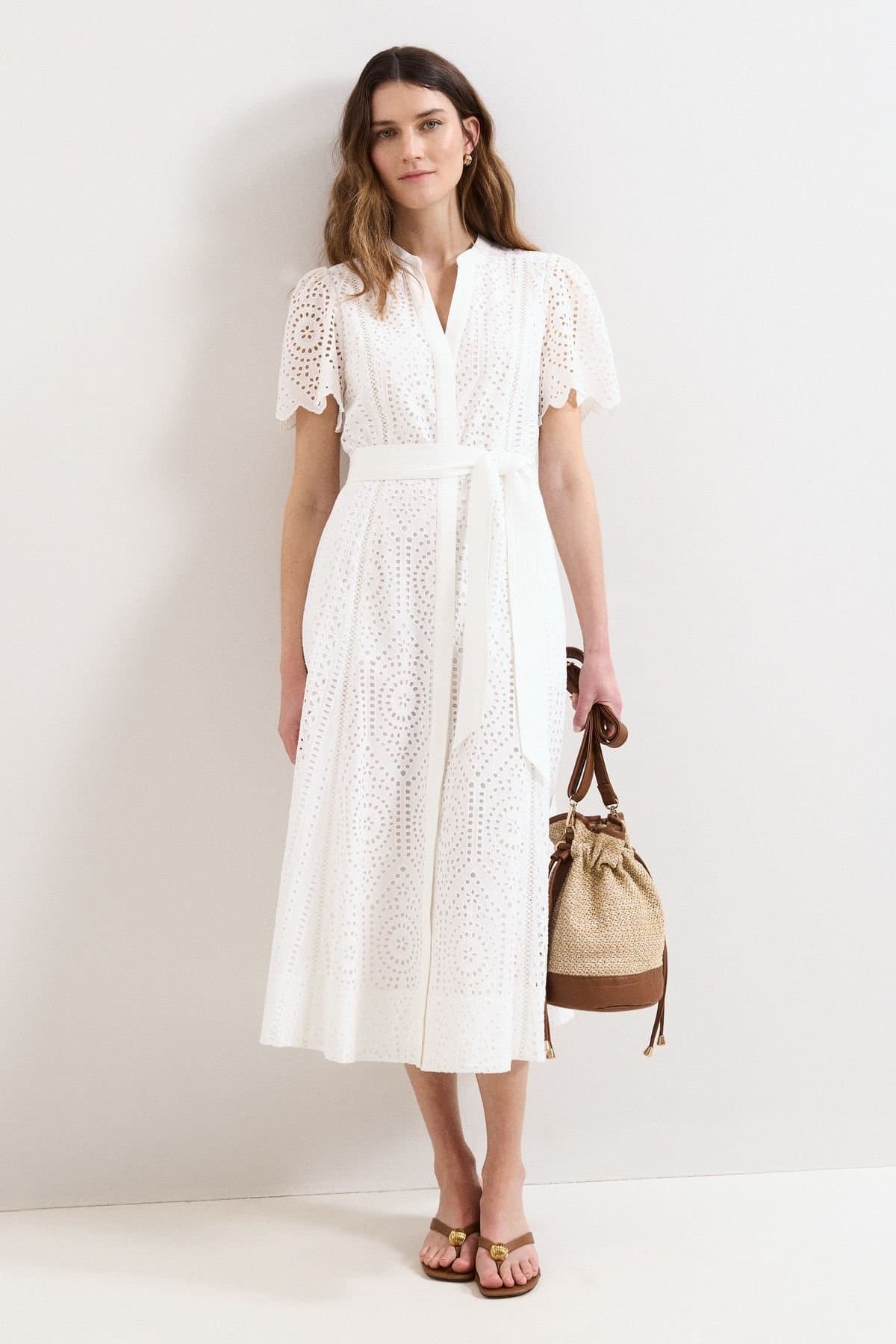 Phase Eight Phase Eight Women's Aletta Midi Dress in White