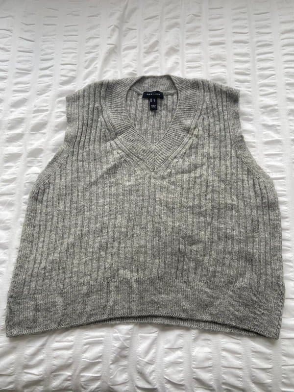 New Look Grey new look vest jumper