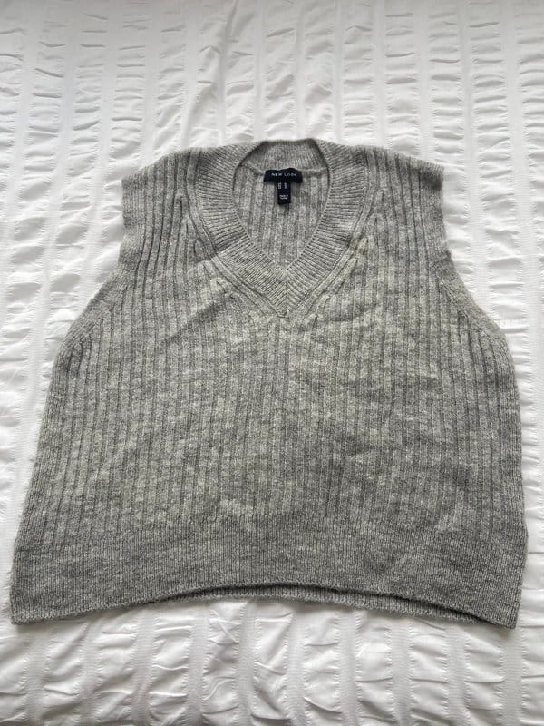 New Look Grey new look vest jumper - 1