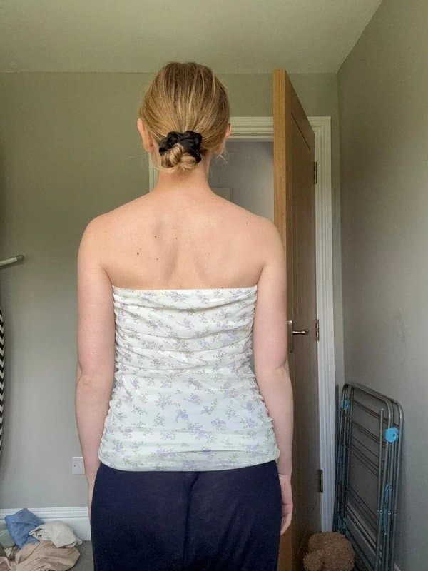 ASOS Floral bandeau top