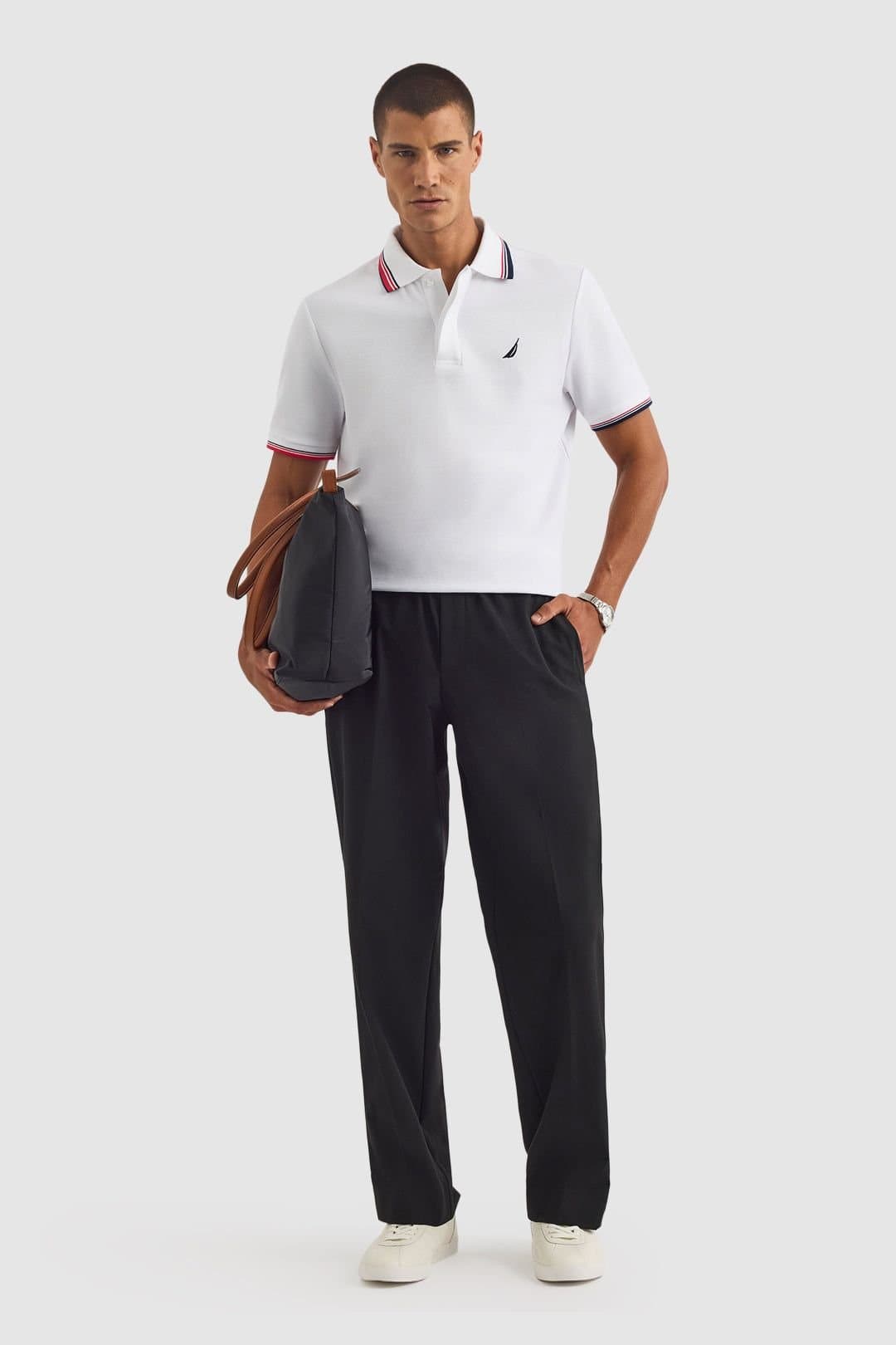 Nautica Nautica Men's Atabay Polo Shirt in White