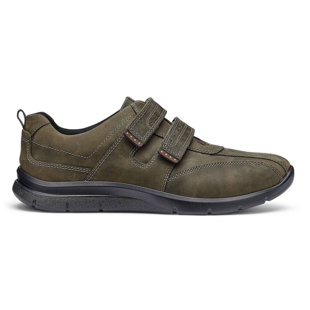 Hotter Hotter Men's 'Energise' Dual Fit Casual Shoes in Khaki - 3