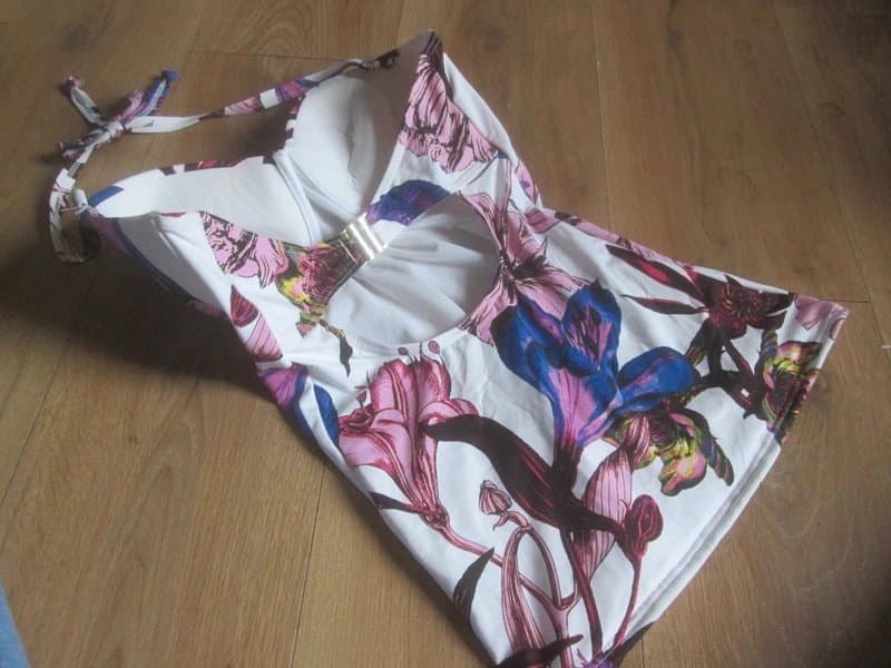 Next Next size 32F underwired padded strapless halter tanini top brand new with tags