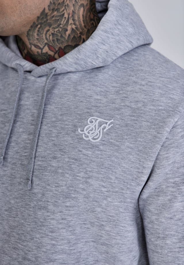 SikSilk SikSilk Men's Essentials Hoodie in Grey - 2