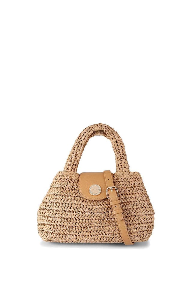 Carvela Carvela Women's 'Cheska Top Handle' Silk Blend Bag in Tan - 2