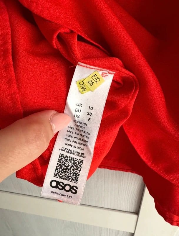 ASOS Red Polyester Cami Top