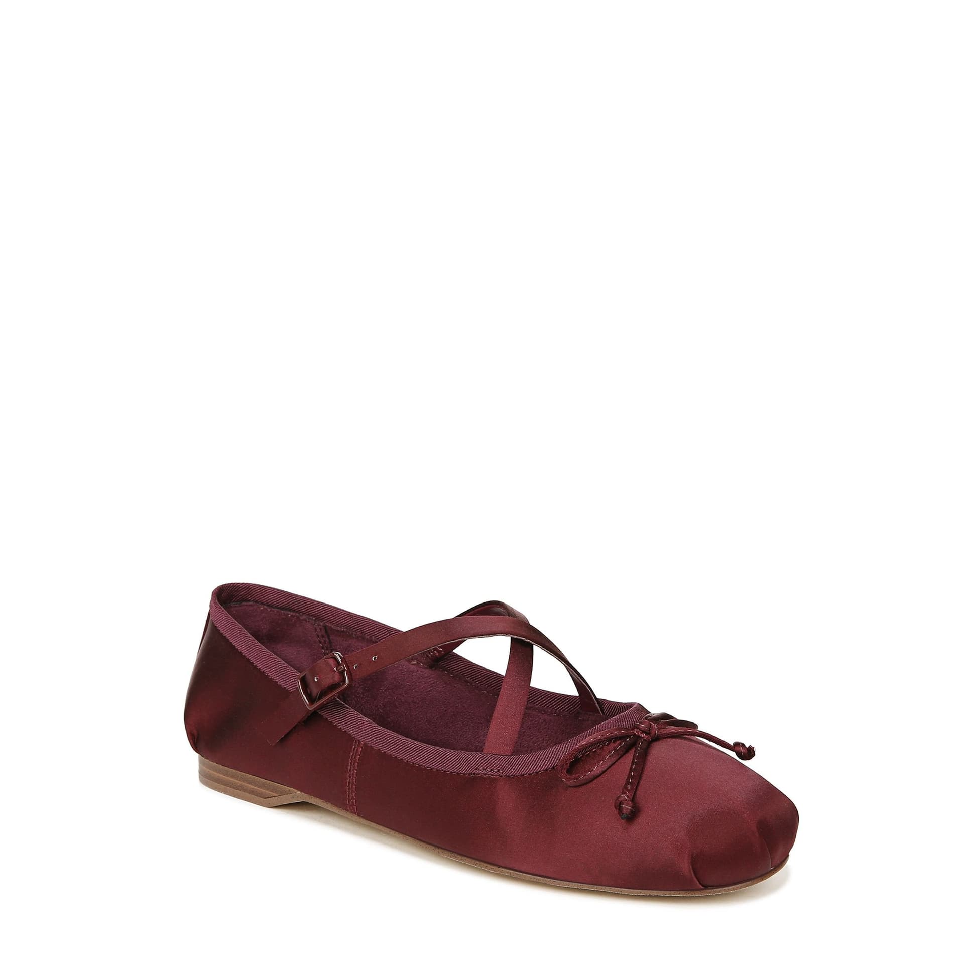 Sam Edelman Sam Edelman Red Satin Mary Jane Flats