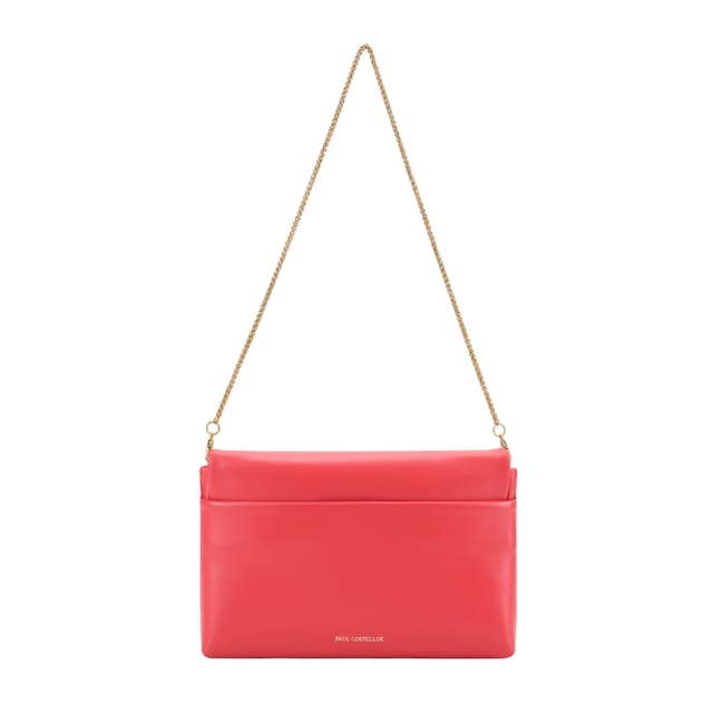 Paul Costelloe Paul Costelloe Women's Tilda Leather Clutch in Pink - 3