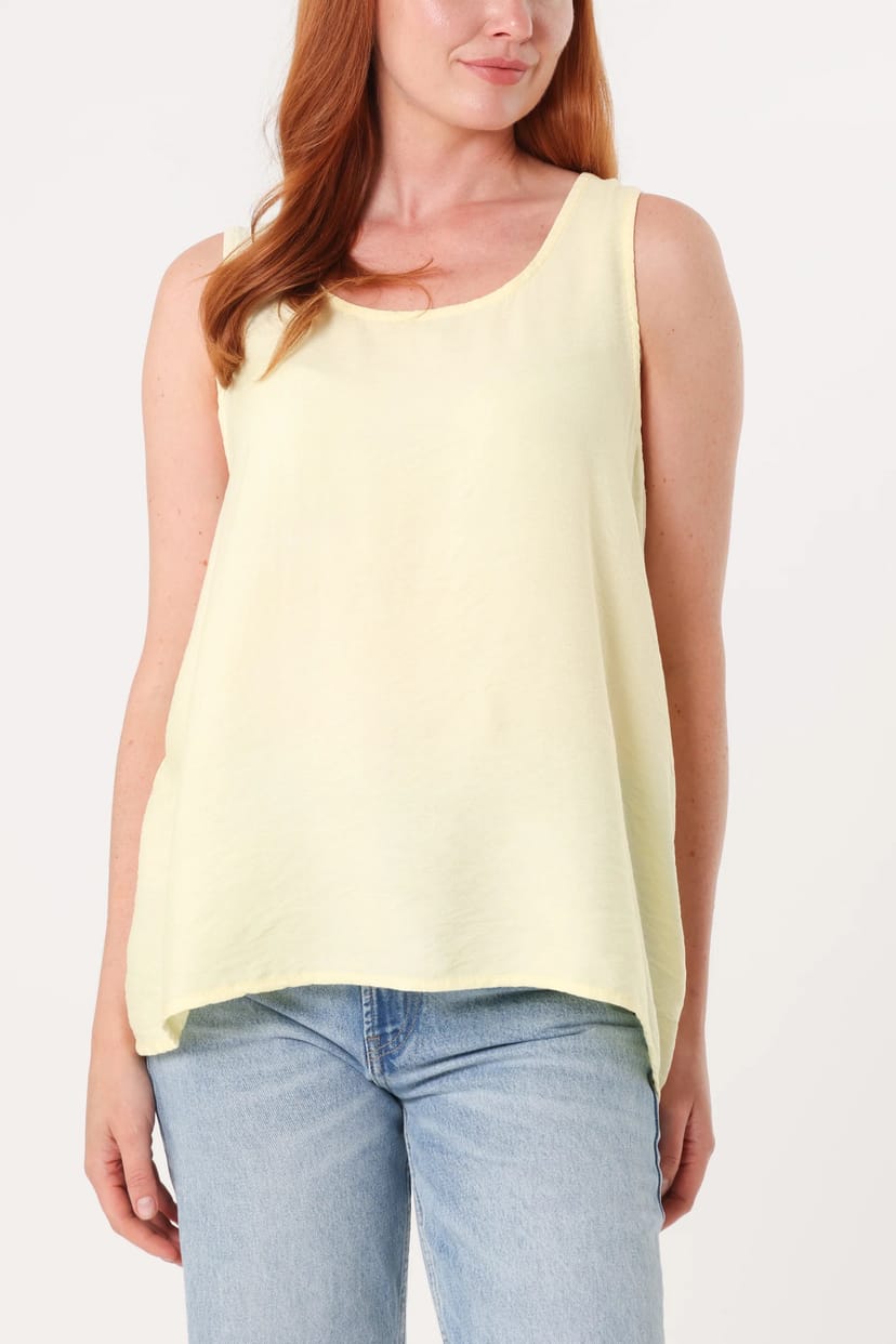 Blue Vanilla Sleeveless Top - 1