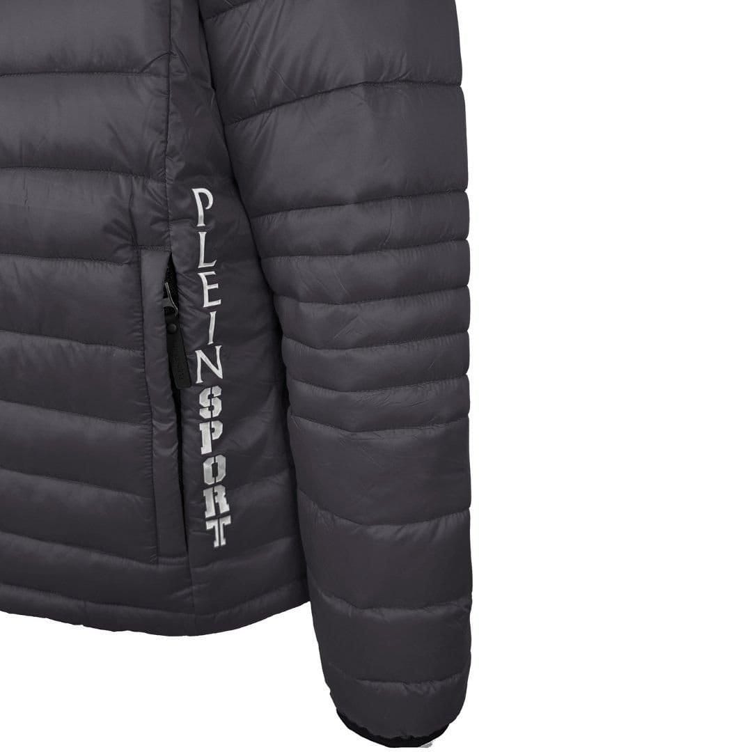 Plein Sport Plein Sport Men's Plain Padded Grey Jacket - 4