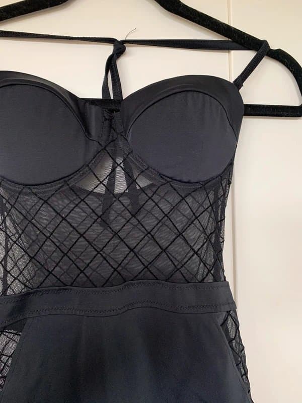 ASOS Asos black mesh swimsuit size 34B