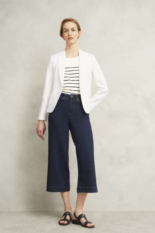 Hobbs London Hobbs London Women's Blake Linen Jacket in Natural White - 3
