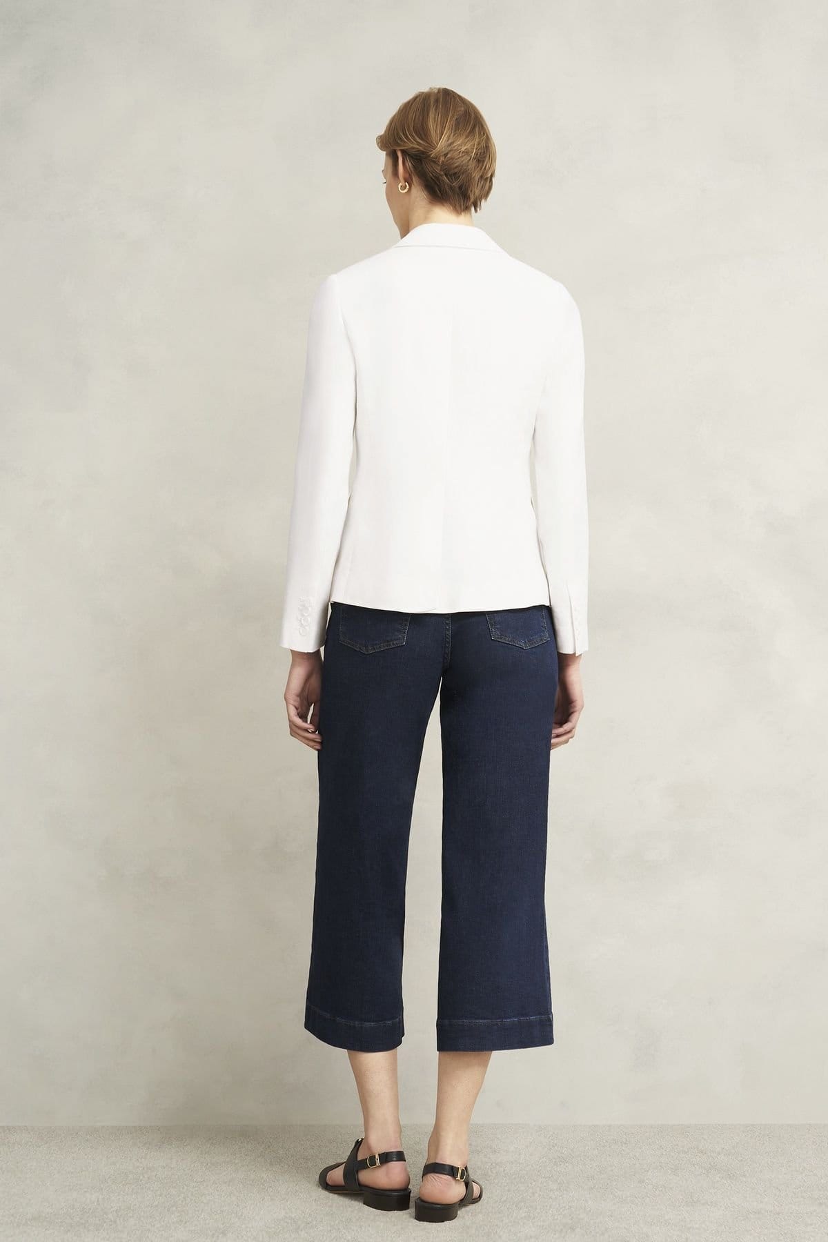 Hobbs London Hobbs London Women's Blake Linen Jacket in Natural White - 4