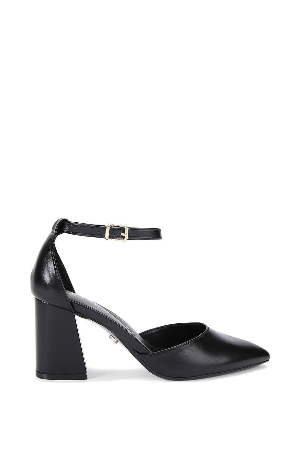 Carvela Carvela Black Leather Wide Fit Heels