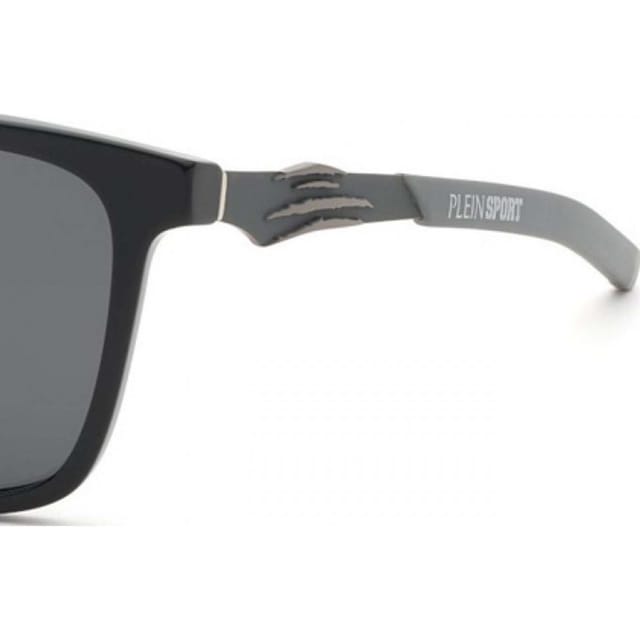 Plein Sport Plein Sport Men's SSP038-57700P Square/Rectangle Sunglasses in Black - 2