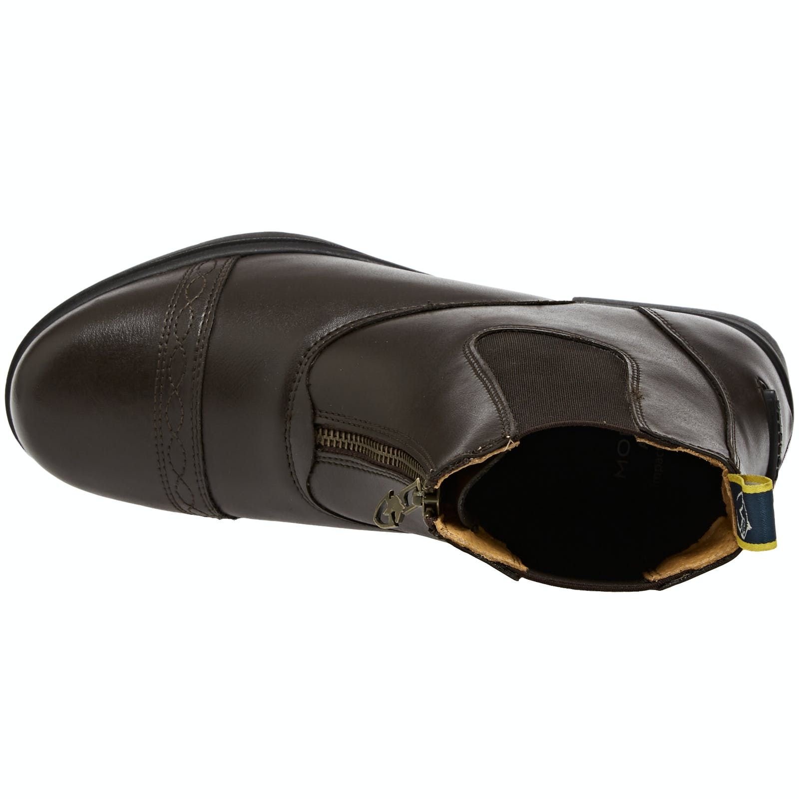 Moretta Moretta Women's Rosetta Leather Paddock Boots in Brown - 3