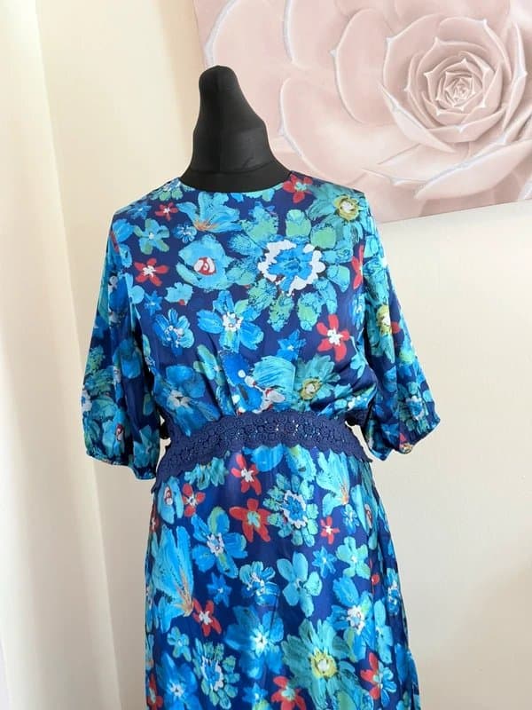 River Island hope and Ivy special occasions satin dress