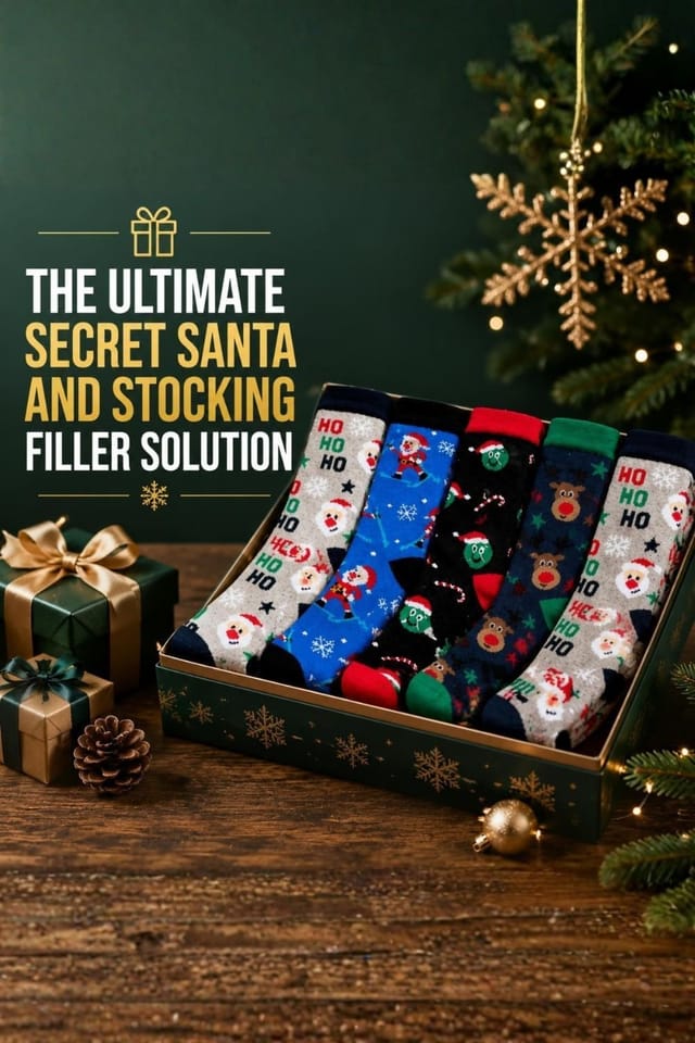 RJM RJM Men's Mens Christmas Novelty Socks UK 7-11 Festive Funny Winter Gift Socks - 2