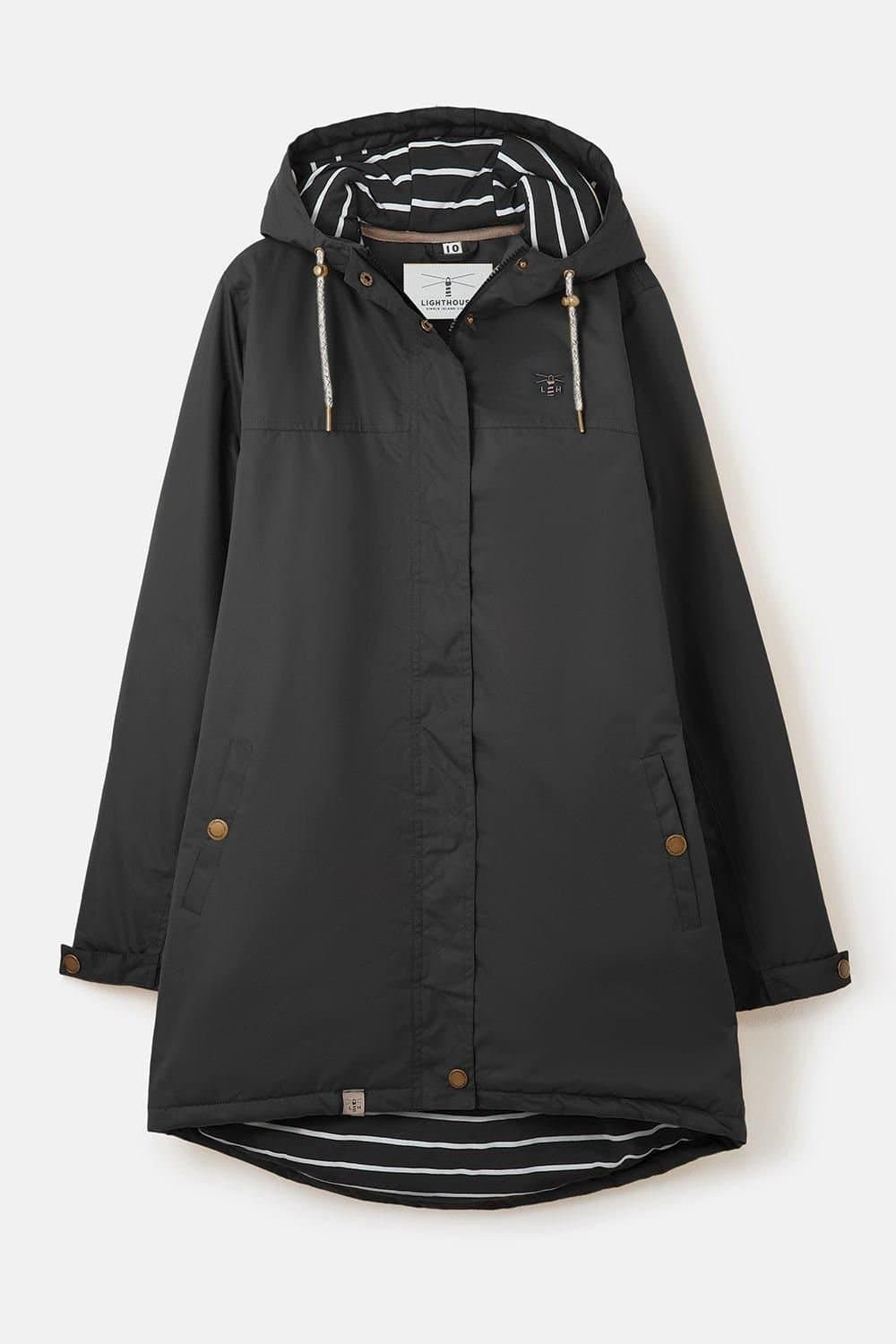 Lighthouse Clothing Lighthouse Clothing Women's Eva Long Coat in Black