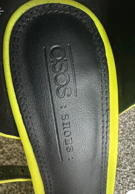 ASOS Asos Fluorescent Yellow size 6 shoes