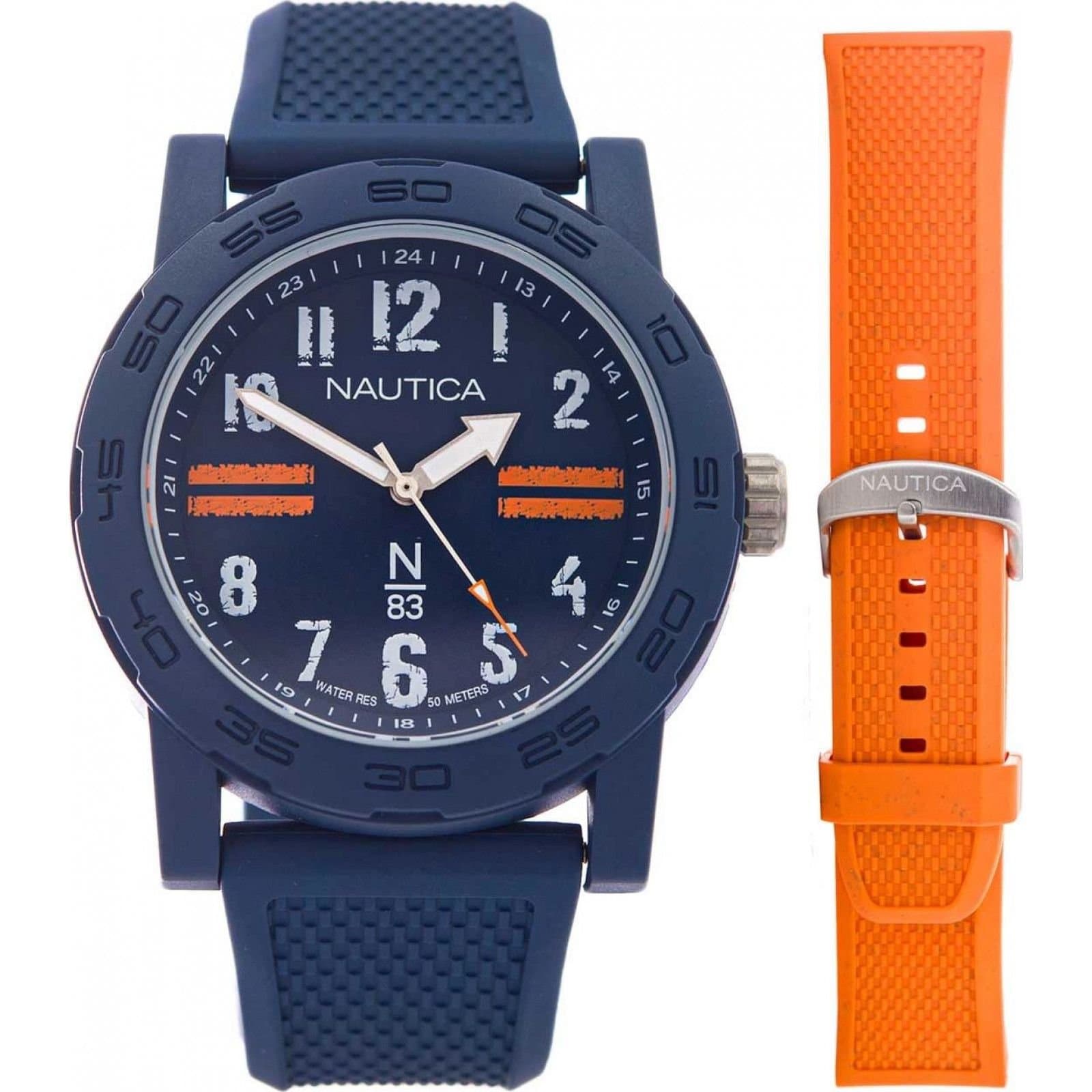 Nautica Nautica Men's NAPATS306 Ayia Triada 43mm Quartz Watch in Blue