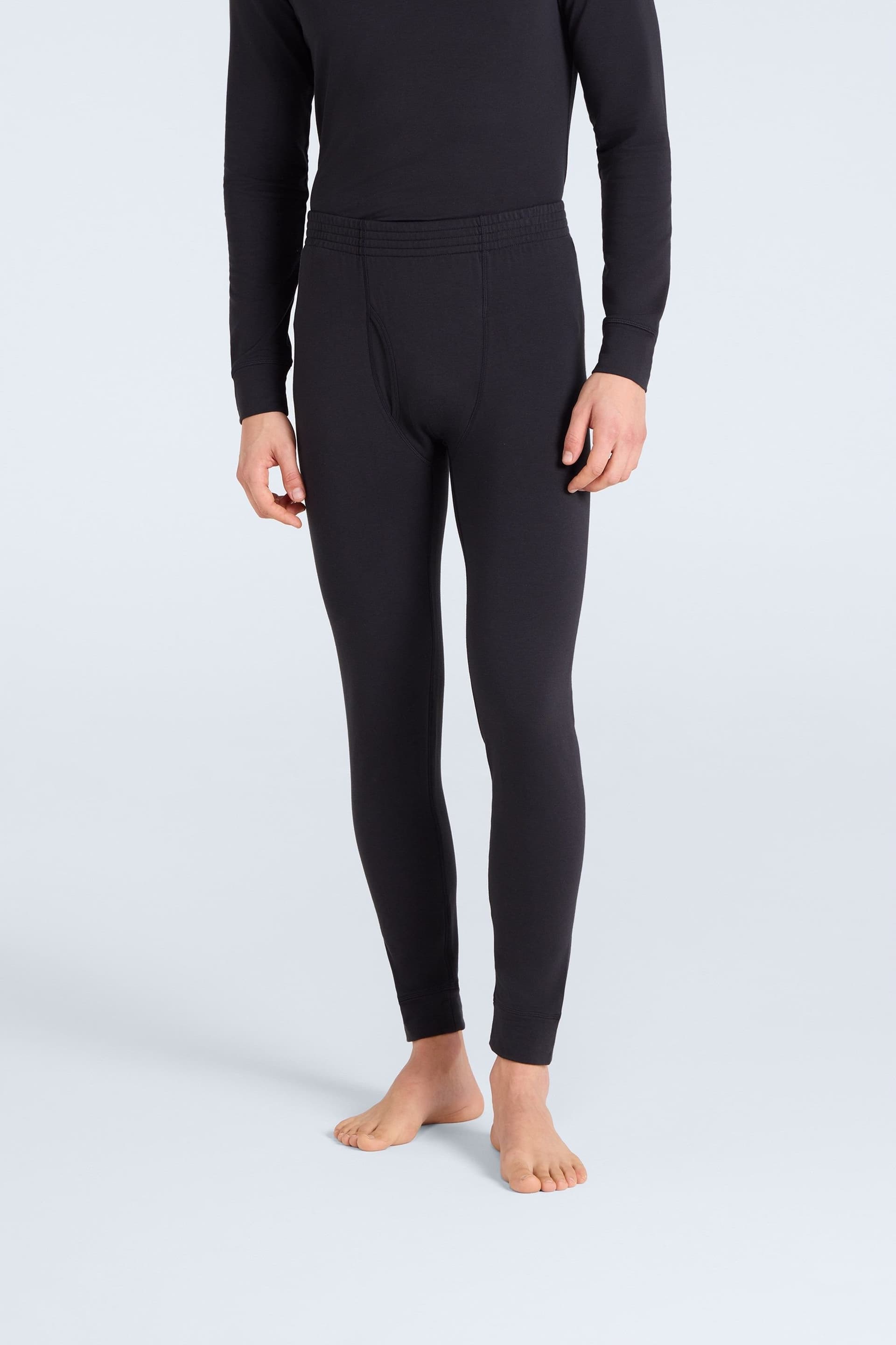 Animal Animal Men's 'Blaze' Lightweight Comfortable Stretchy Active Base Layer Leggings in Black