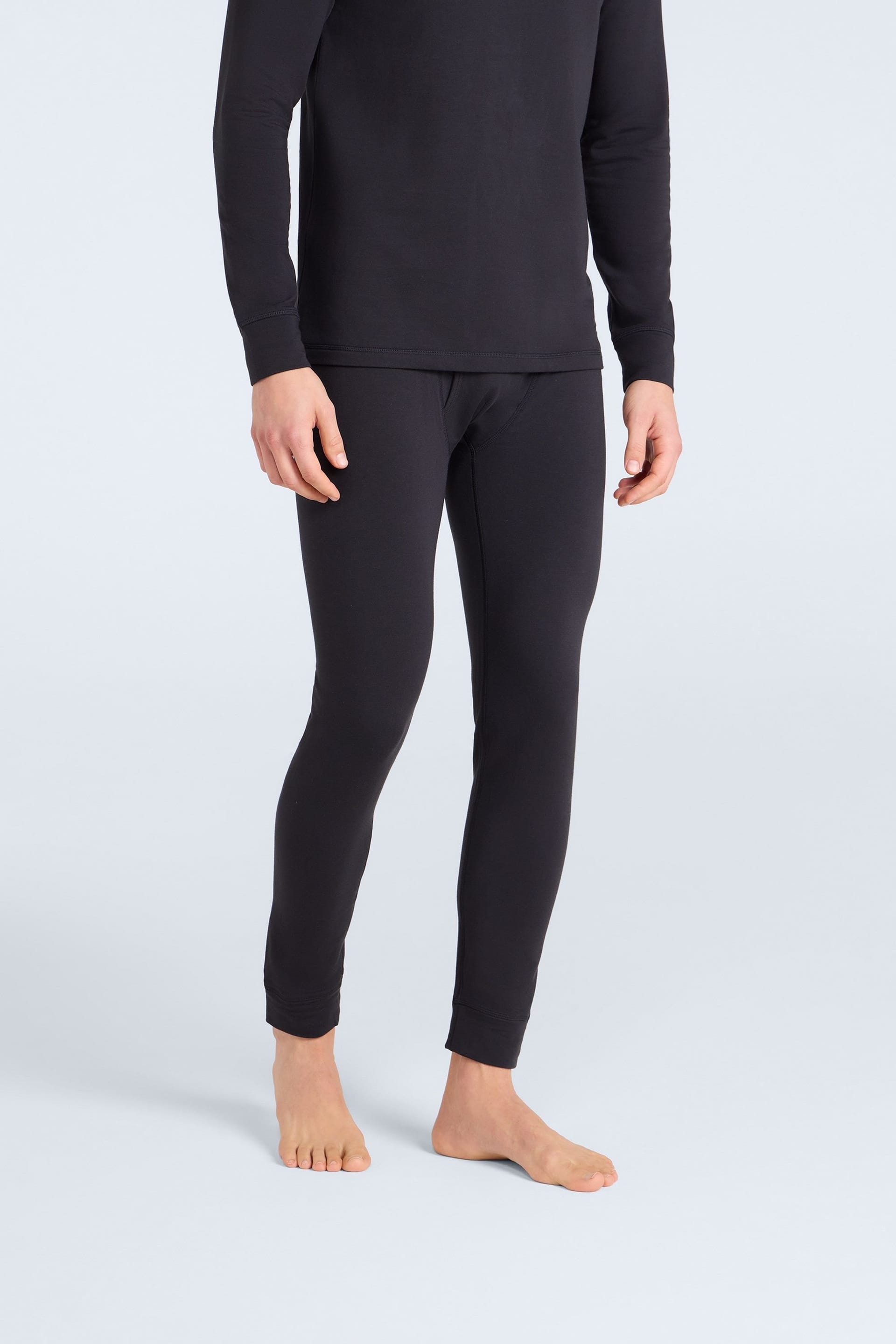 Animal Animal Men's 'Blaze' Lightweight Comfortable Stretchy Active Base Layer Leggings in Black - 4