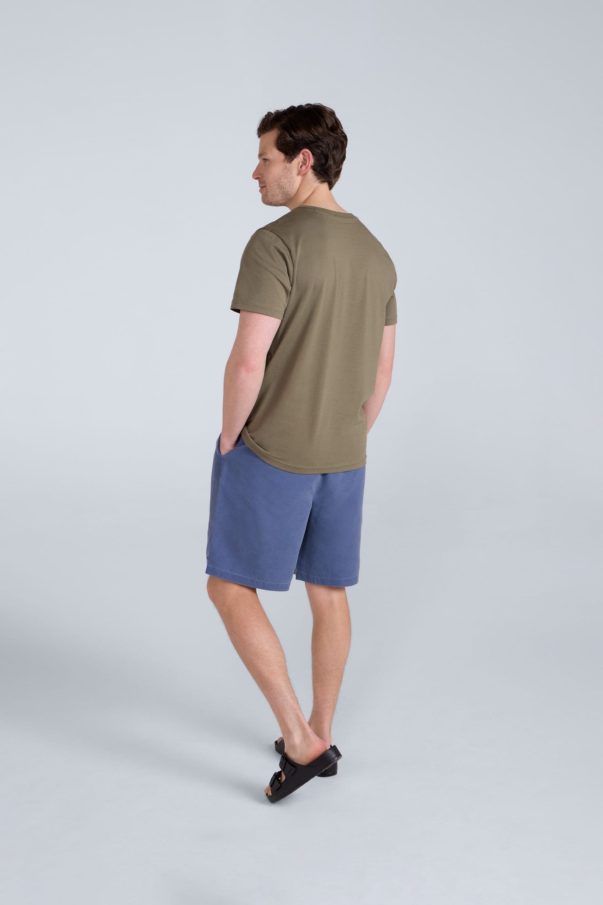 Animal Animal Men's 'Jacob' Short Sleeve Relaxed Fit Lightweight Casual Cotton T-Shirt in Dark Green - 4