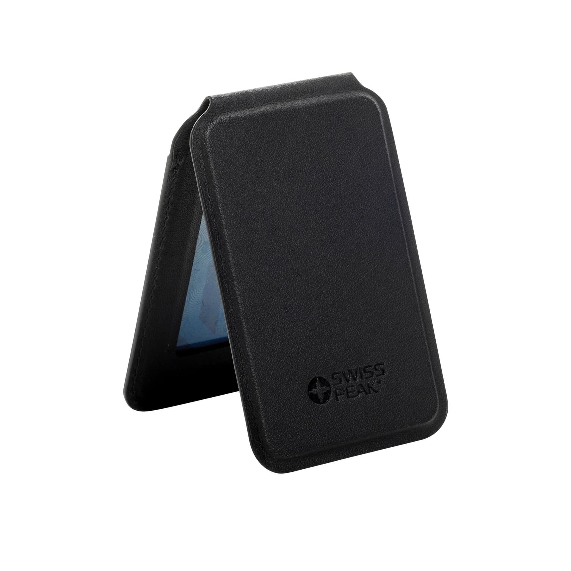 Swiss Peak Swiss Peak Men's Magnetic PU Phone Wallet in Black