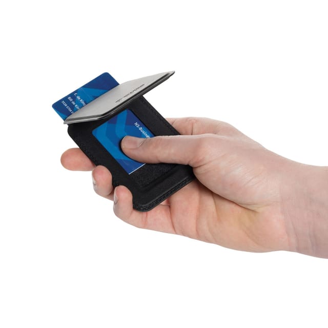Swiss Peak Swiss Peak Men's Magnetic PU Phone Wallet in Black - 3