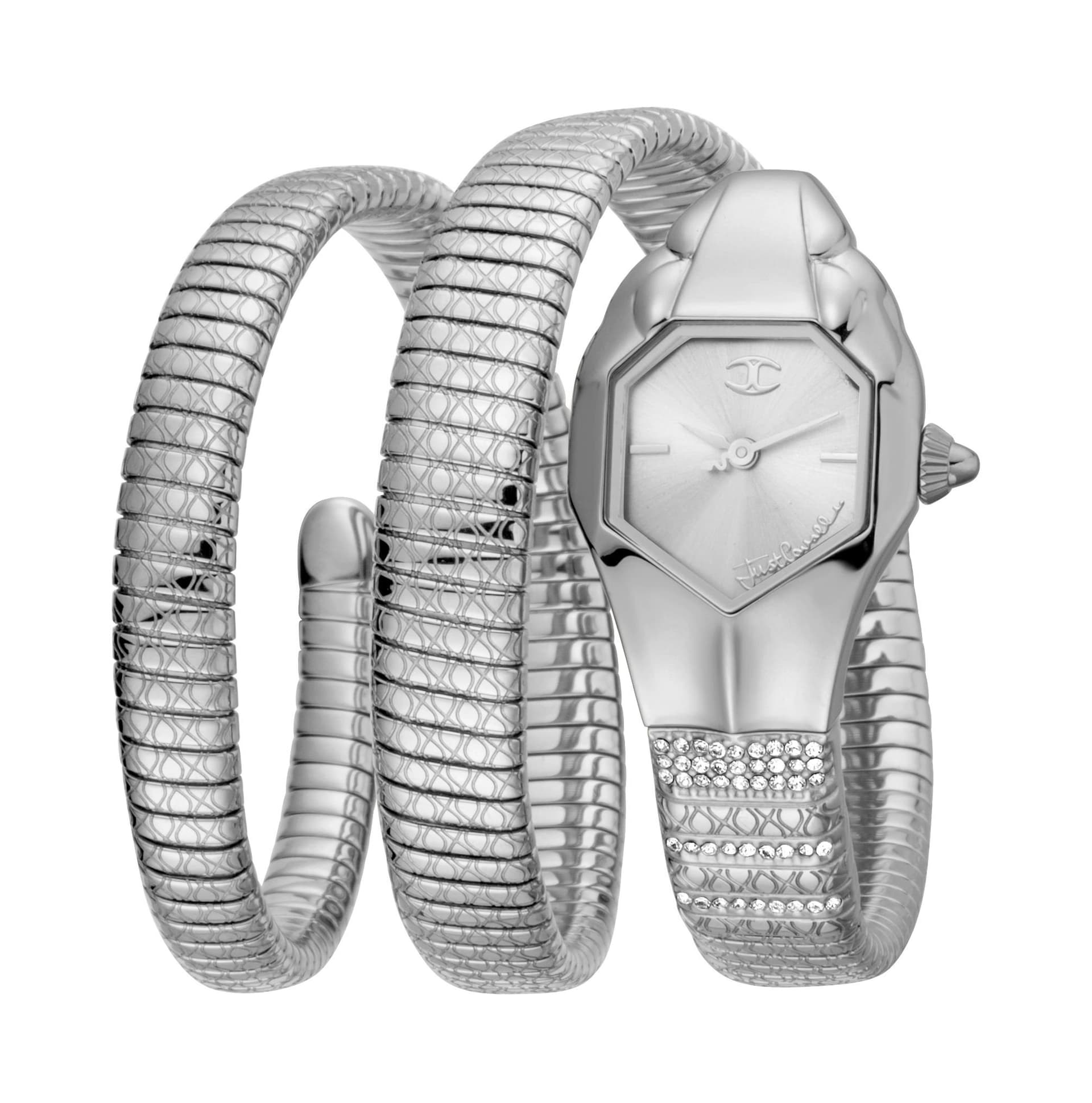 Just Cavalli Just Cavalli Women's Just Glam EVO 1 silver Dial Stainless Steel Bracelet Watch